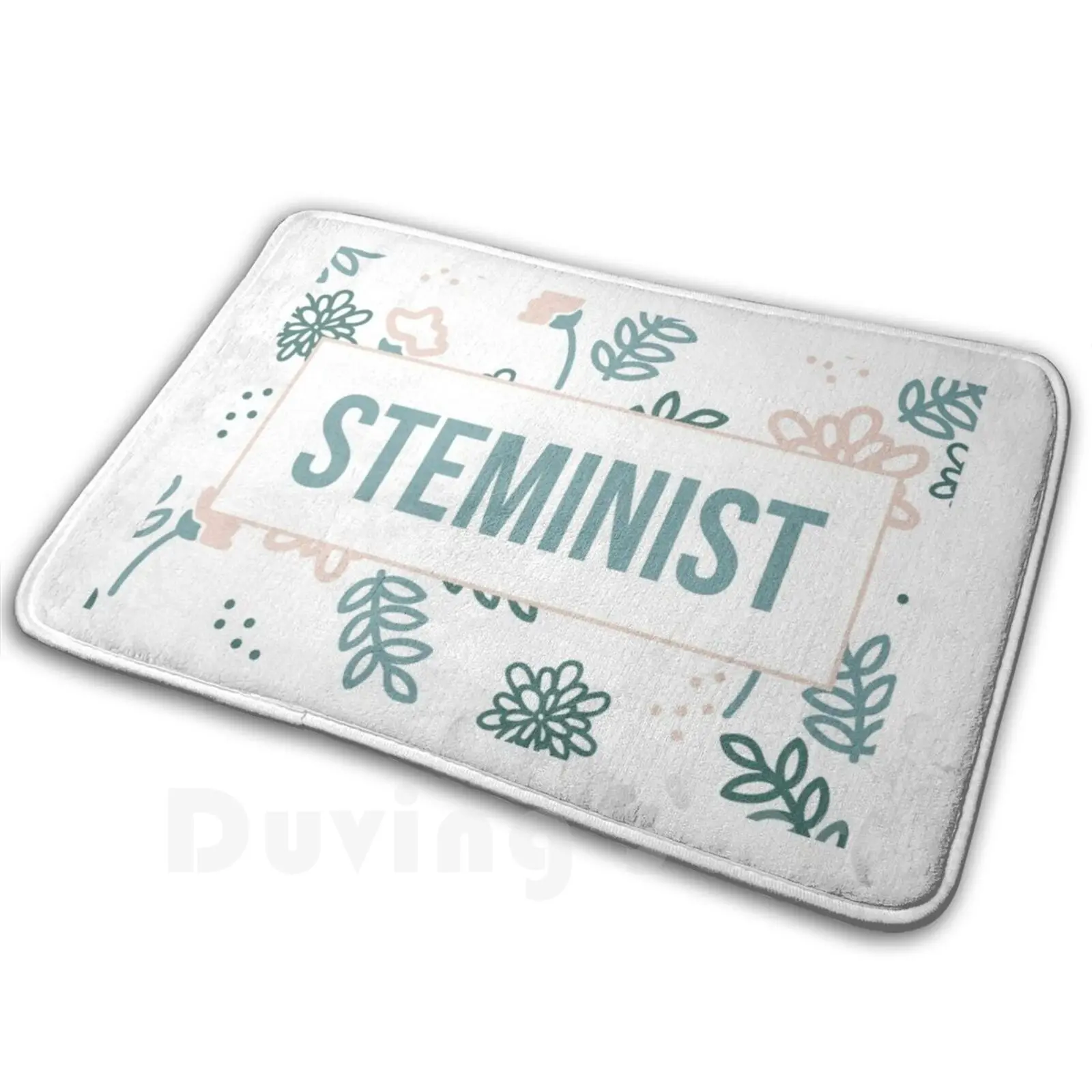 Женский ковер с цветами коврик подушка Мягкий Нескользящий Женская Феминистская