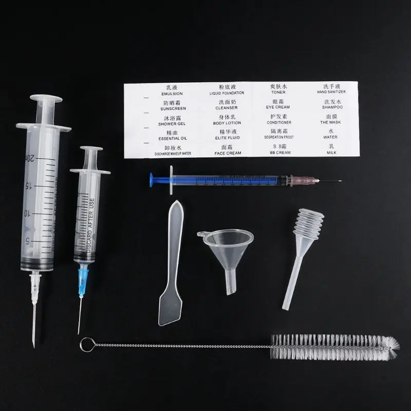 Косметический лосьон основа под макияж дисперсный инструмент для помощи шприц