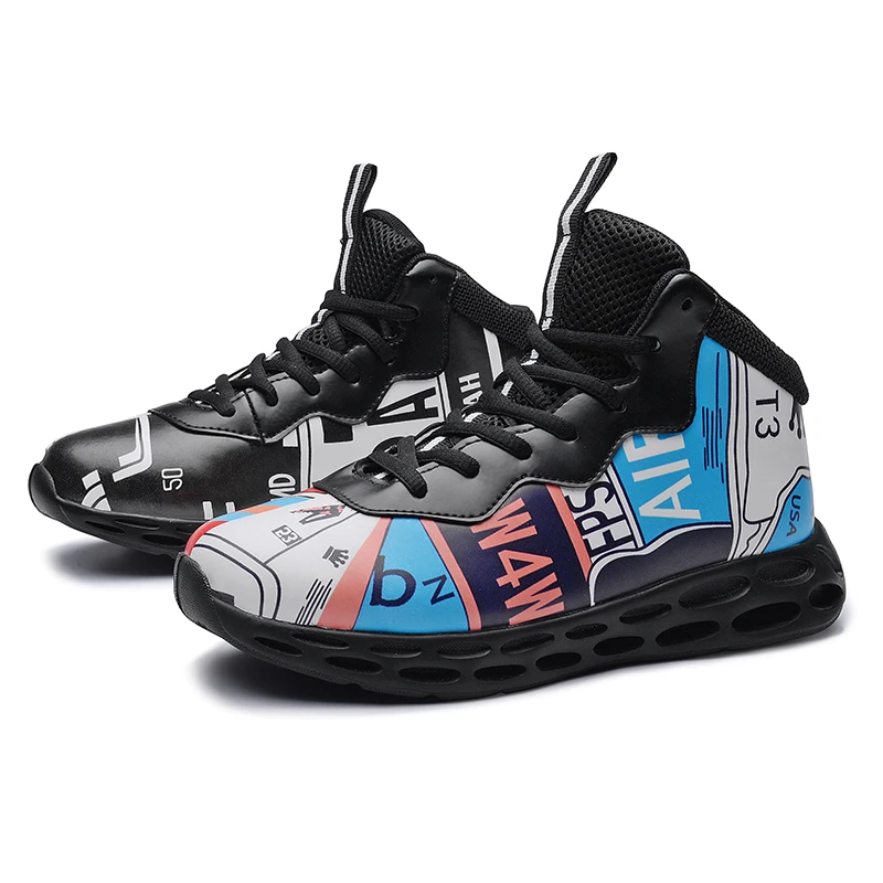 Баскетбольная обувь детская повседневная детские спортивные кеды для мальчиков