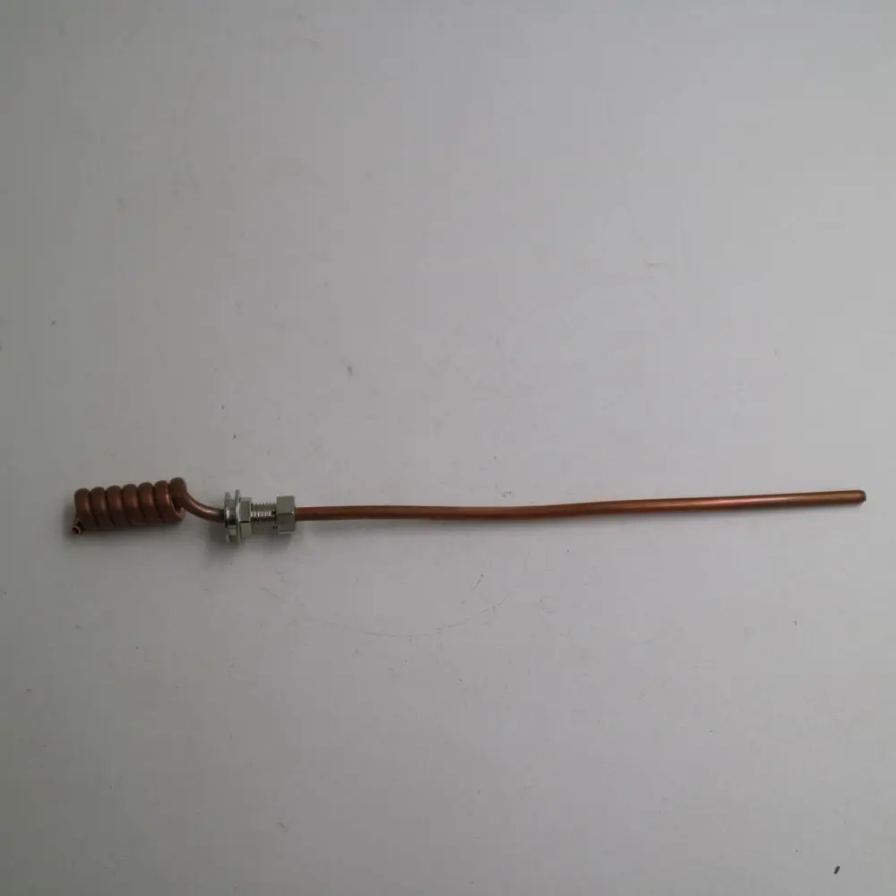 Медная труба с коническим концевым комплектом для модификации курительной