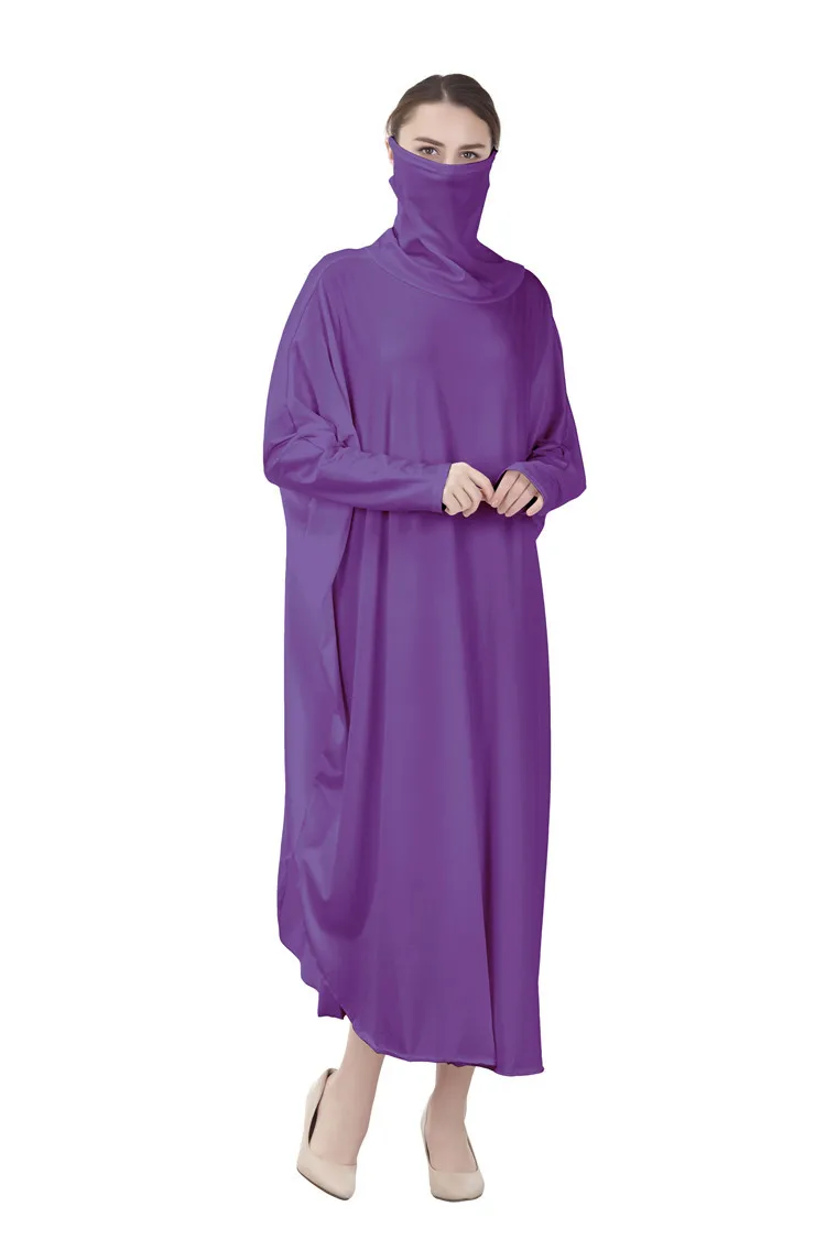 Рамадан мусульманская Паранджа абайя Женская молитвенная Одежда Мусульманский
