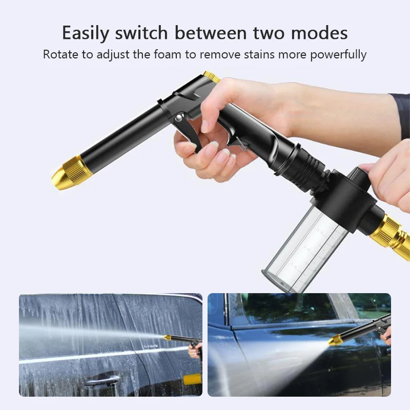 

Portable High-pressure Water Gun For Cleaning Car Wash Machine Garden Watering Hose Nozzle Sprinkler Foam Water Gun Clean Tool