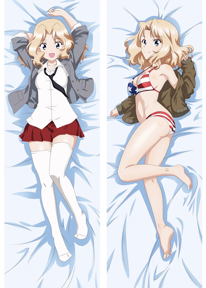 2019 March Anime GIRLS und PANZER Rosehip saori takebe сексуальный чехол для подушки тела