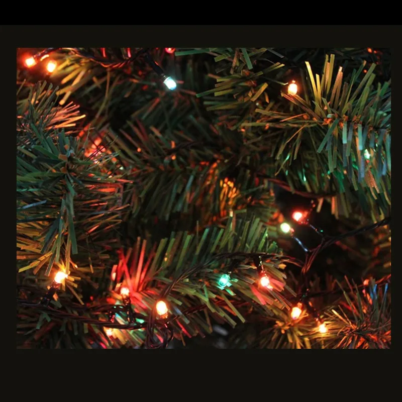 Рождественская елка гирлянда Рождественские огни полные звезд 5m100L выделенная