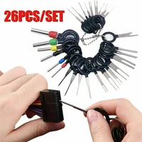 26pcs car terminal removal tool kit terminal ejector kit wire connector pin release extractor puller m8617