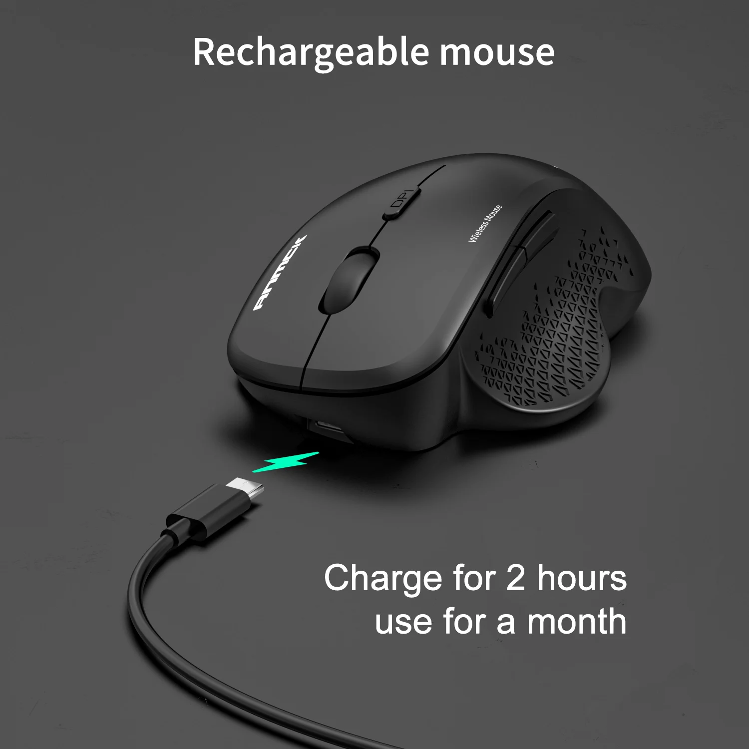 Anmck 2.4G Wireless Gaming Mouse Office Business Silent Mini Optical Mice USB Rechargeable Ergonomic For Laptop PC Gamer | Компьютеры и