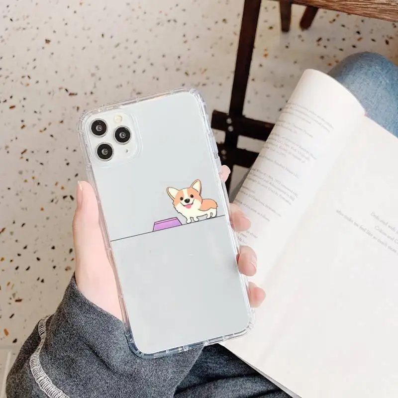 

Creative cute couple cartoon animal Phone Case Transparent for iPhone 11 12 mini pro XS MAX 8 7 6 6S Plus X 5S SE 2020 XR