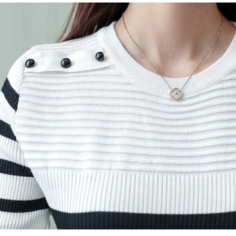 Женские блузки в черно-белую полоску большие размеры зимние женские свитера