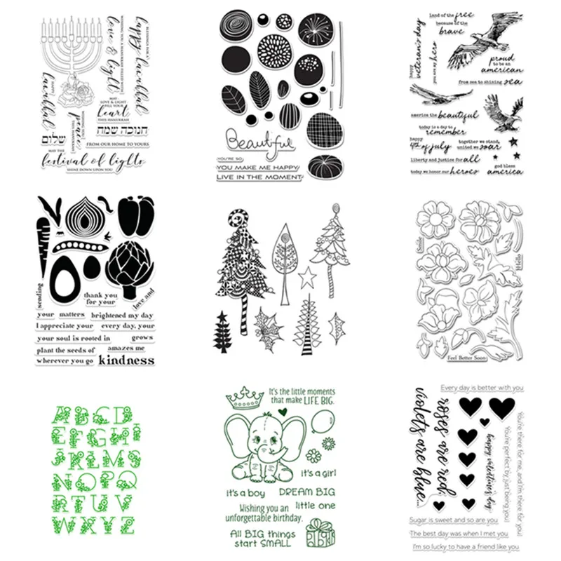 Дерево для деревьев металлические штампы и четкие Крафтовая окраска Скрапбукинг