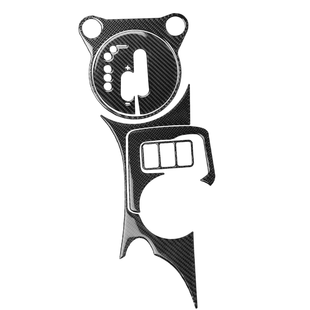 

Автомобильные аксессуары для Nissan 370Z 2009-2020 натуральное углеродное волокно внутренняя ручная панель переключения передач отделка наклейки н...