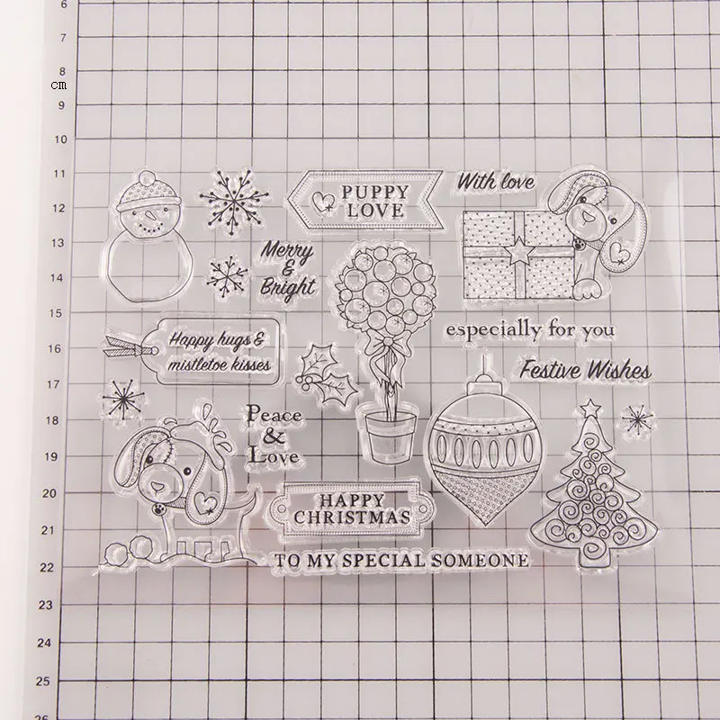 Прозрачный чистый силикон штамп/печать для DIY Скрапбукинг/фотоальбом