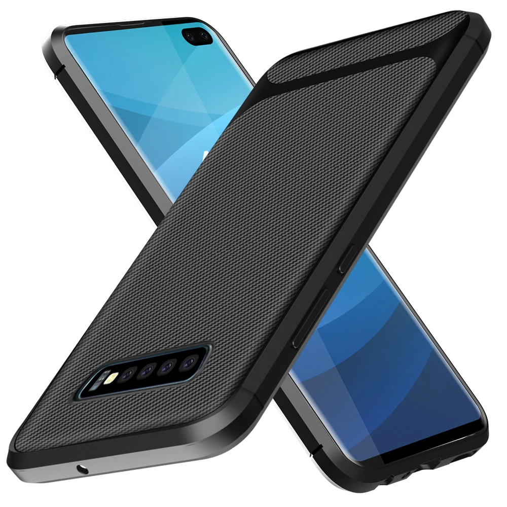 Samsung Phone Case For Galaxya A 20 30 40 50 S 60 70 11 plus s11 E Soft Silicon Cover Carbon Fiber TPU Shockproof |