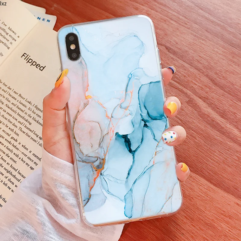 

Marble Phone Case For Motorola Moto G8 G9 Power Lite E6 E6S G6 G4 Play G5 One Fusioon Action Plus G3 Transparent Cover Funda