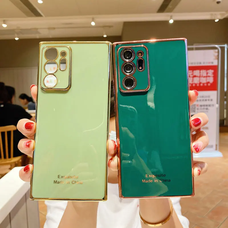 Luxury Silicone Case For Samsung Galaxy Note 20 Ultra phone Case Cover Shockproof Holder Case For Samsung galaxy Note20 ultra