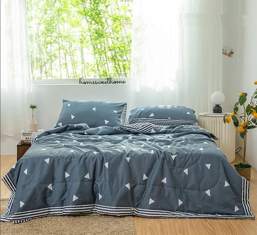 1 шт. летнее тонкое стеганое одеяло пододеяльник для спальни покрывало