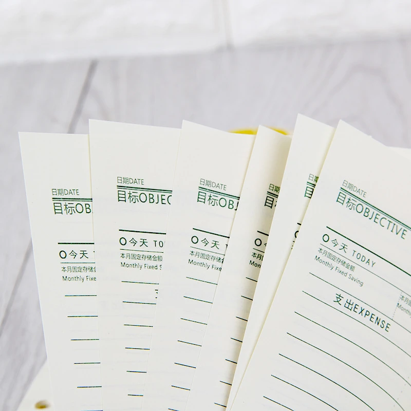 Оригинальные Канцелярские принадлежности монохромный блокнот А6 с отрывными