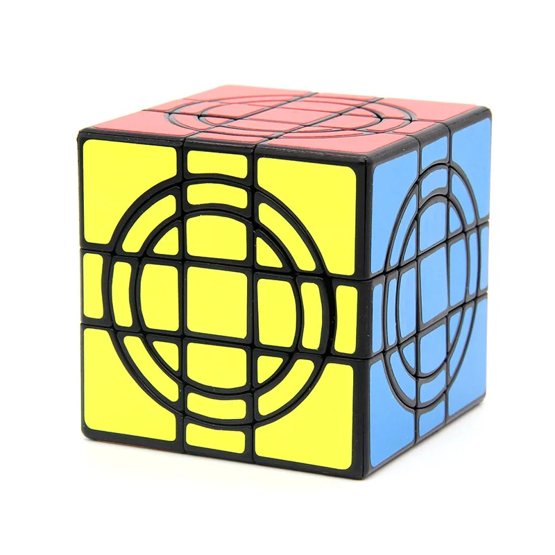 MF8 двойной круг Сумасшедший 3x3x3 куб скоростной пазл Cubo Magico Профессиональный 3*3