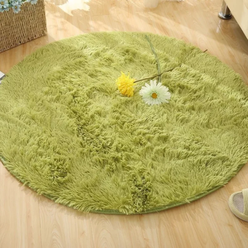 

Bubble Kiss Fluffy Round Rug Carpets for Living Room Home Decor Bedroom Kid Room Floor Mat Decoration Salon Thicker Pile Rug