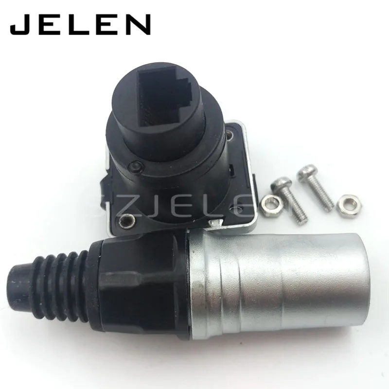 RJ45 водонепроницаемый пылезащитный Разъем мужские и женские разъемы монтажный