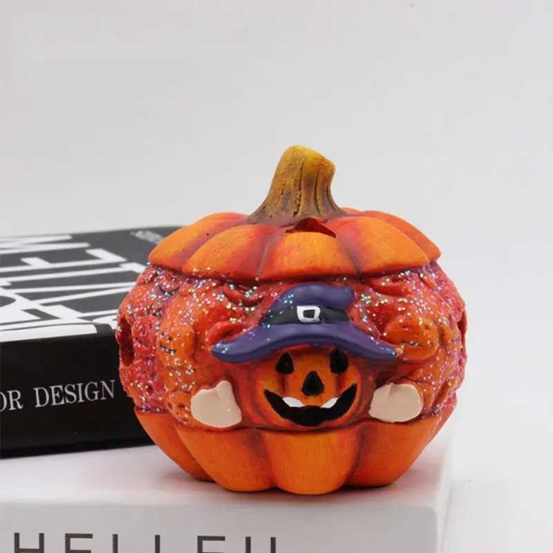

Halloween Decoration Night Light Pumpkin Witch LED Table Decoration Lamp for Party Holiday Decoration Haunted House Props 3pcs