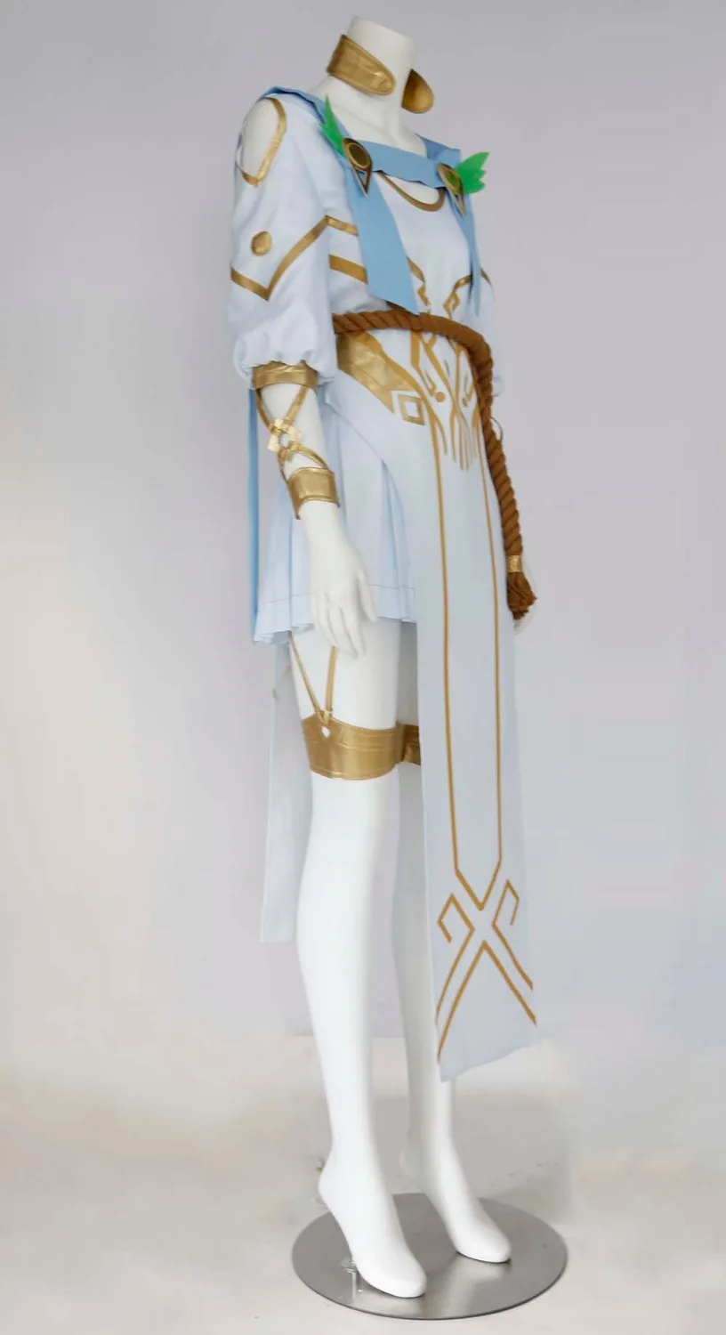 OW ангела Циглер милости победы лето кожи Косплэй костюм Индивидуальный заказ