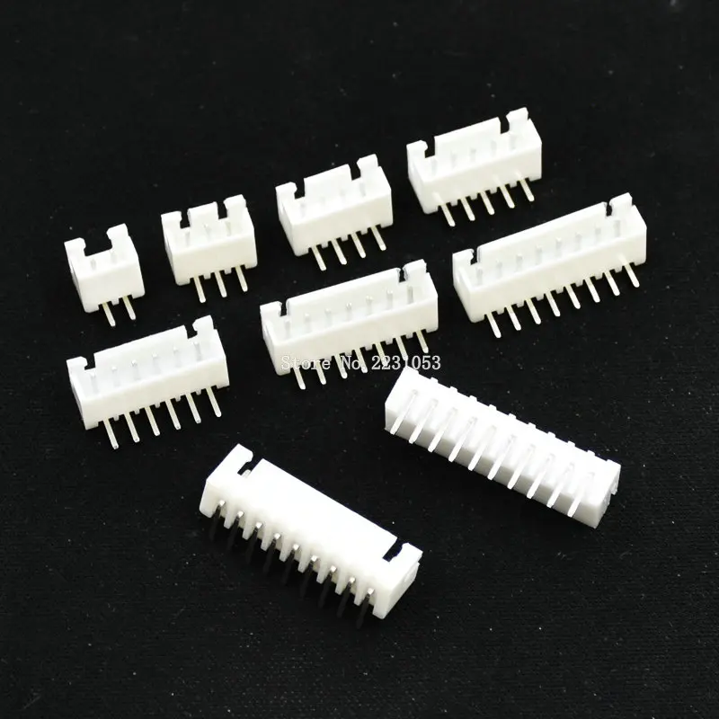 50 шт. XH2.54 Американская классификация проводов 2р 3p 4 5 6p 7p 8 9p 10pin правый угол 2 54 мм