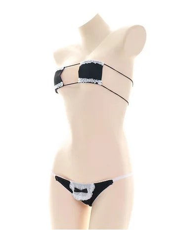 Большие квадратные бикини Сексуальная Домашняя одежда Пижамный костюм наряд