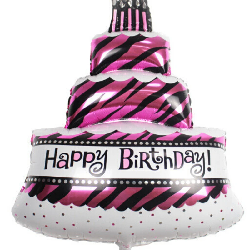 Шары из фольги в виде шоколадного торта 48 х26 см | Дом и сад