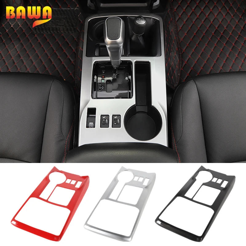 

Внутренние молдинги BAWA, декоративная панель переключения передач автомобиля, Аксессуары рамы для 4runner 2010 +