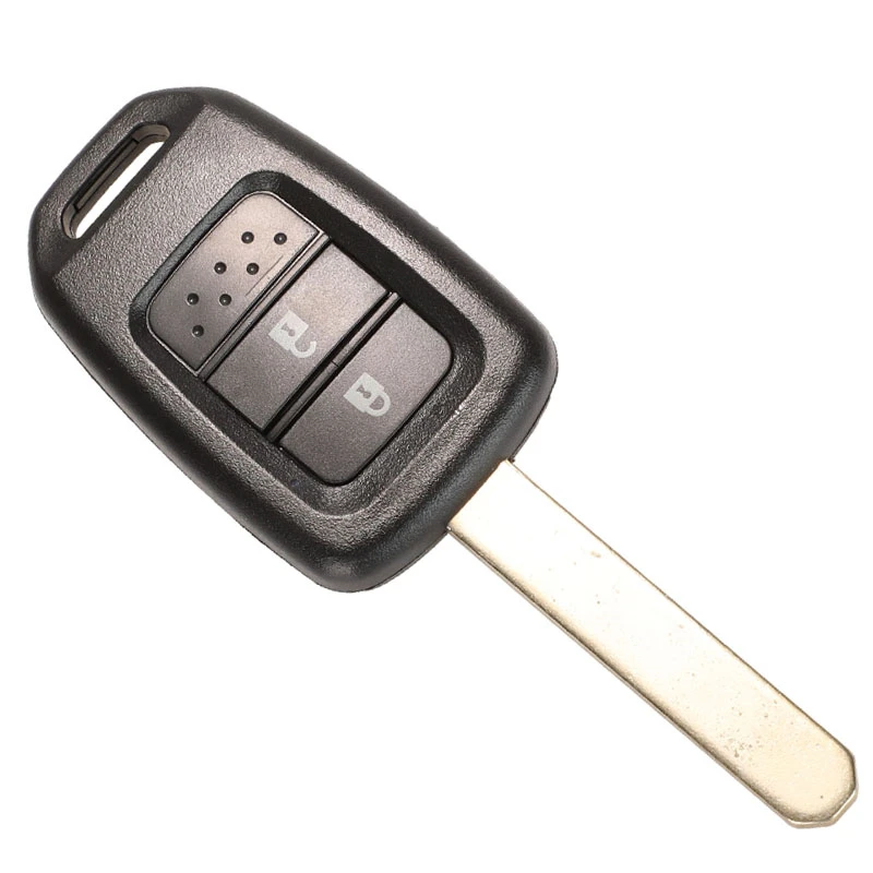 Jingyuqin 2/3/4 кнопки дистанционного ключа оболочки для Honda Accord CR-V FIT XRV VEZEL CITY Джаз CIVIC HRV FRV дистанционный ключ чехол Брелок - Количество кнопок: 2 Buttons