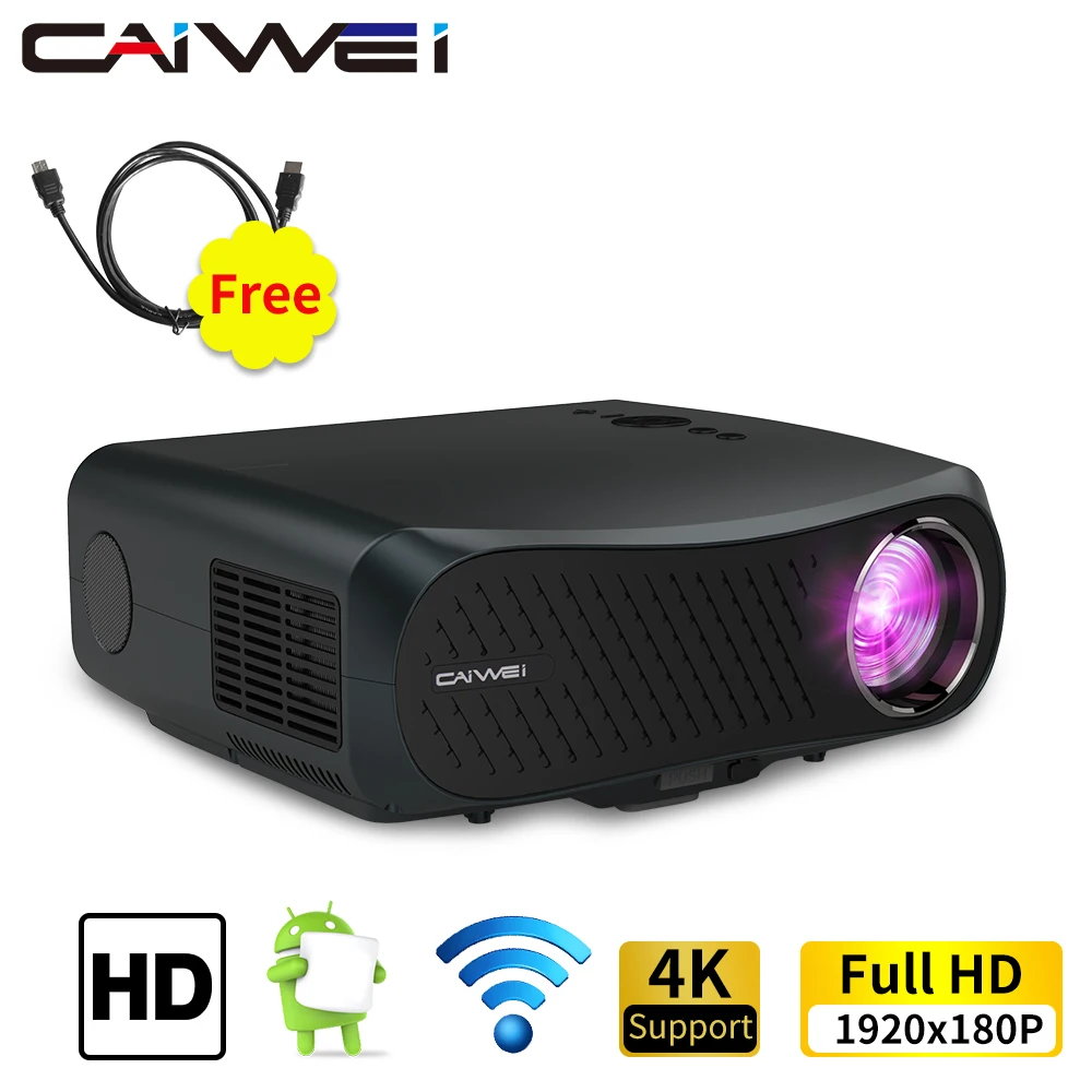Проектор 4K видео Android операционная система Бесплатная доставка Beamer Wifi