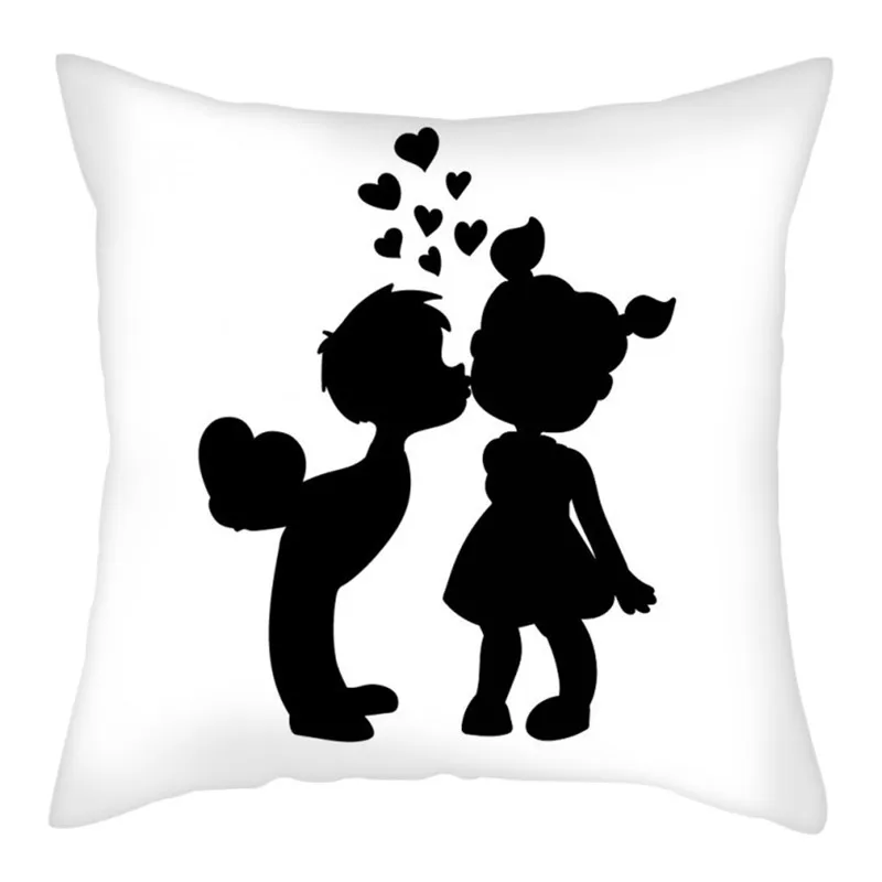 Fuwatacchi парные фото печатные Чехлы для подушек коробка влюбленных наволочки дома