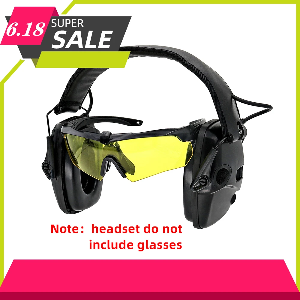 Тактические электронные наушники для стрельбы с усилением шума охоты Защита