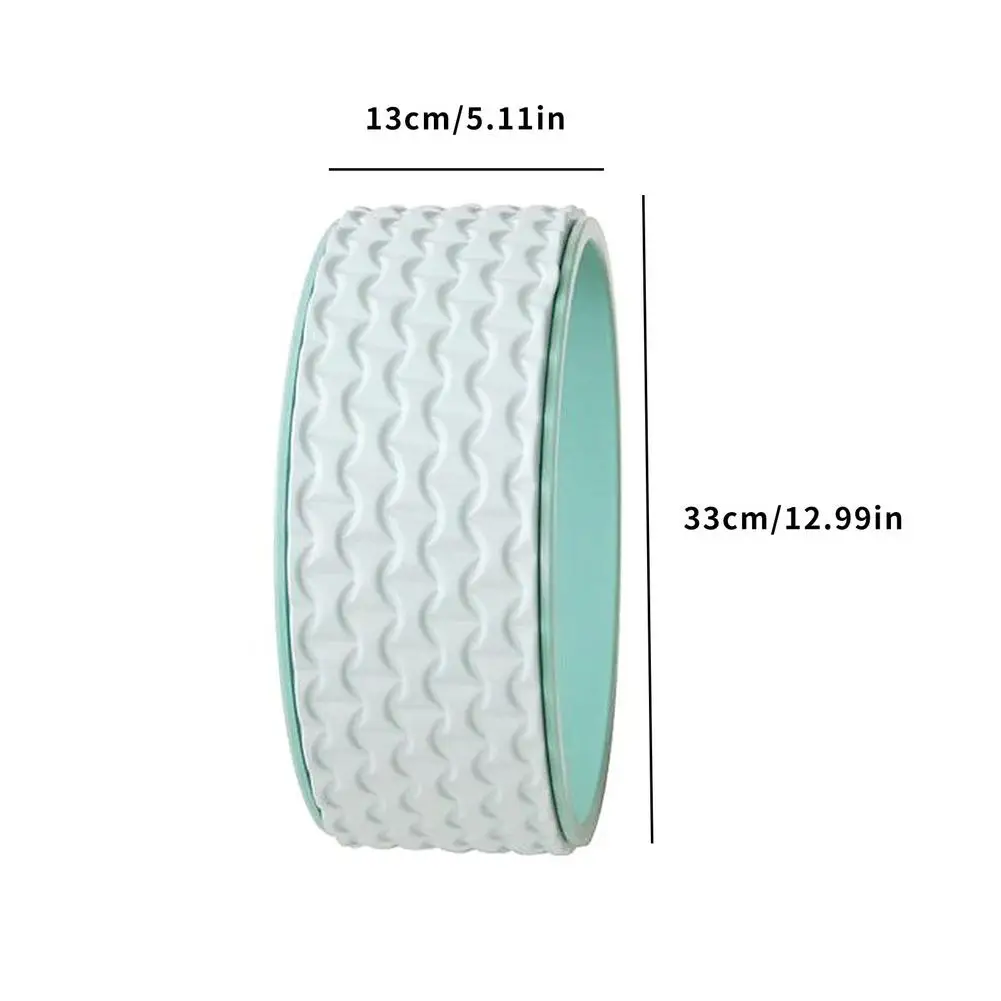 

Yoga Pilates Circle TPE Yoga Fitness Roller Wheel Back Training Tool Slimming Magic Waist Shape Pilates Ring