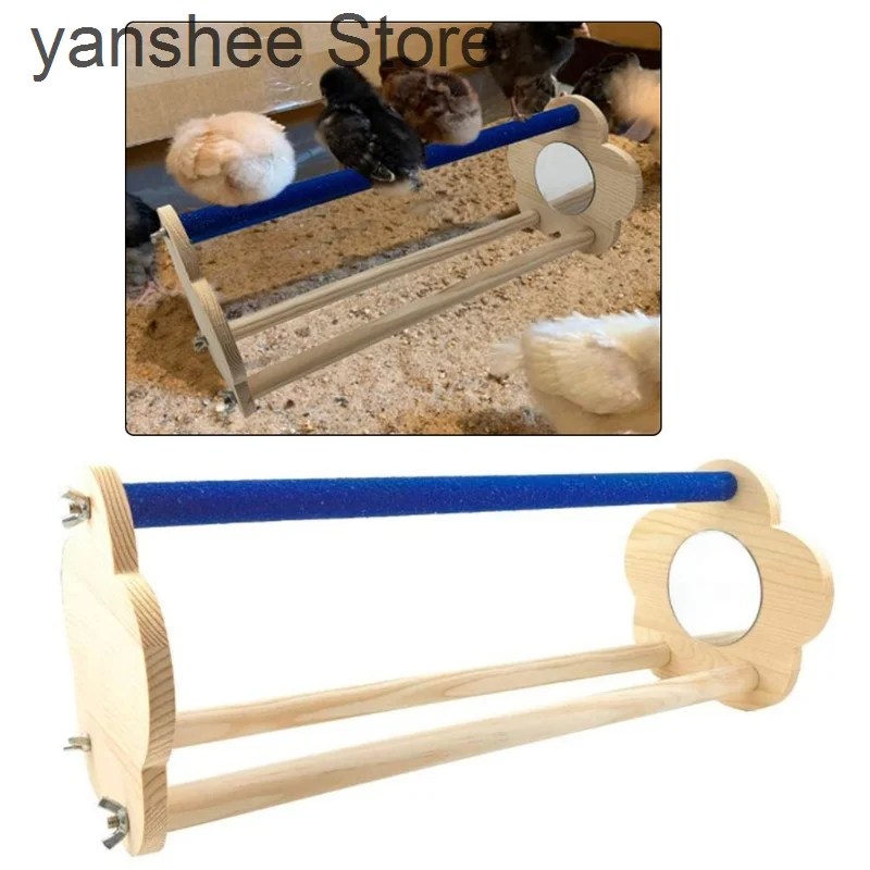 

Accessories and toys, solid henhouse and brooch, sturdy wooden bar, chicken, big bird, baby, Parr, r9ca
