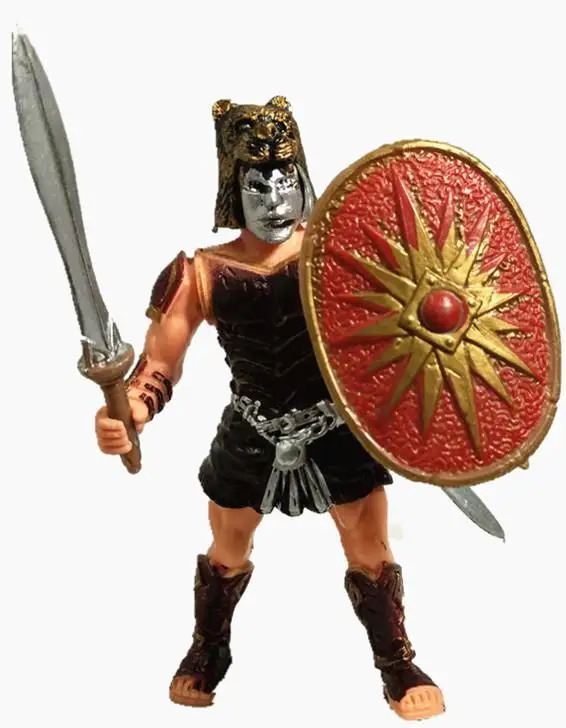 6 шт. Римский самурайский Солдат модель игрушка для украшения стола комнаты