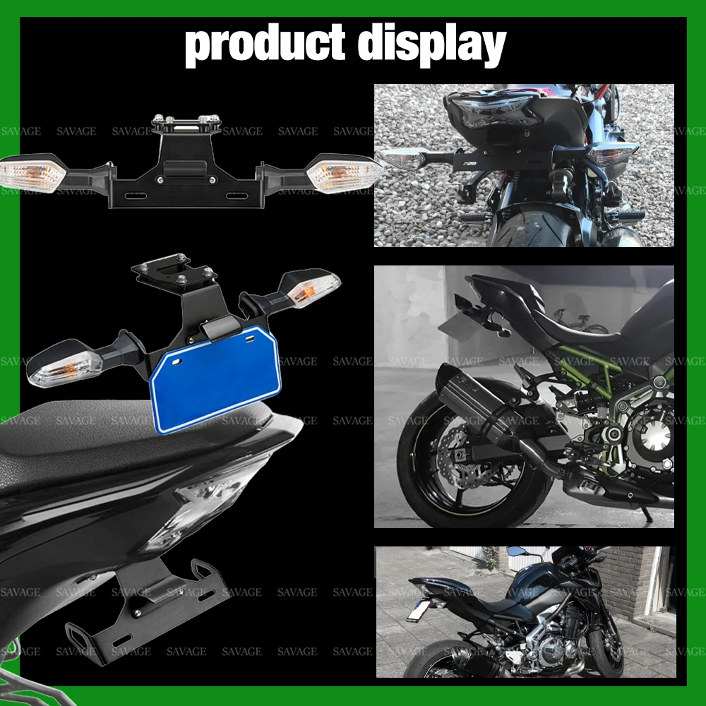 Подставка для номерного знака KAWASAKI Z900 2017 2020 18 19 аккуратное крыло мотоцикла