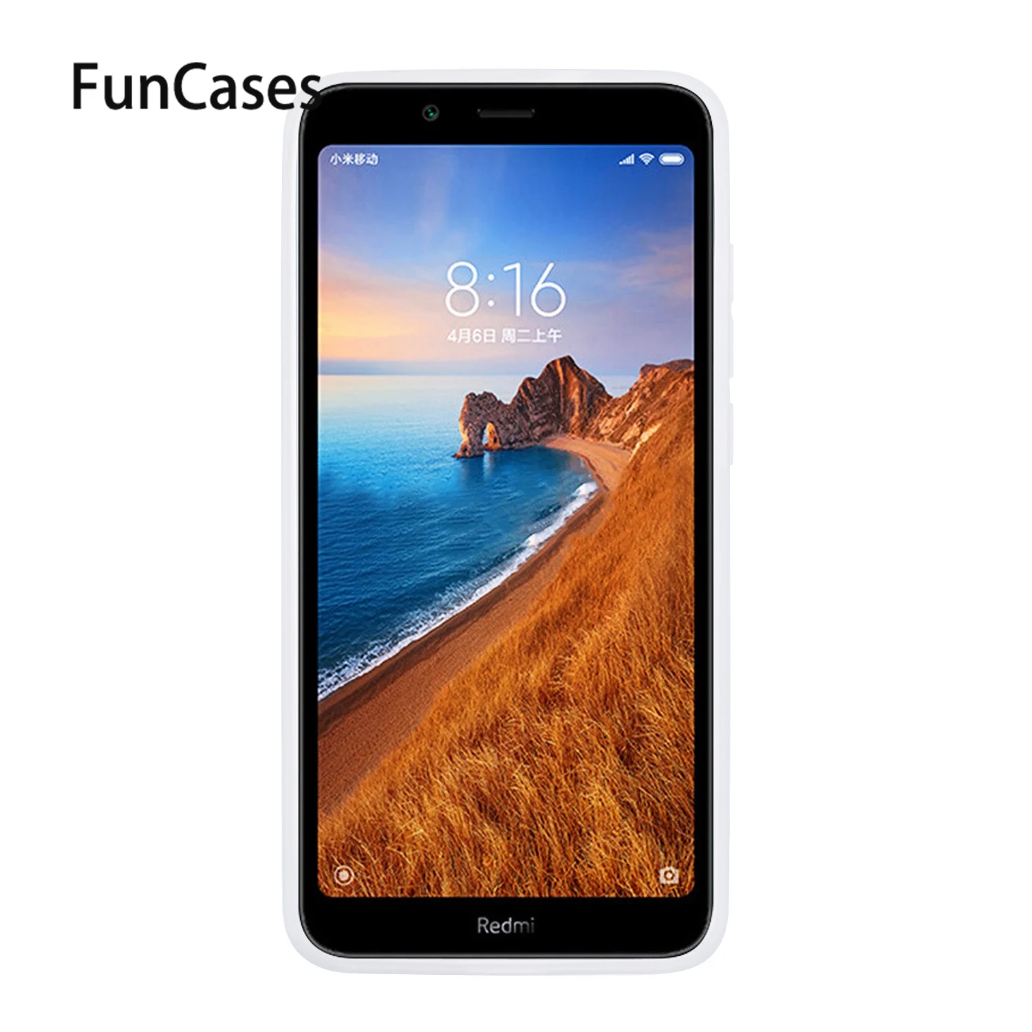 Стильные чехлы книжки для Xiaomi аксессуары Redmi 7A черно белая сумка Capinha чехол Мягкий