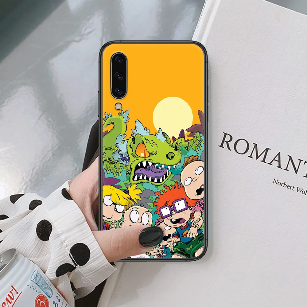 

Rugrates Cute Cartoon Dinosaur Phone Case For Samsung Galaxy A 3 5 7 8 10 20 E 21 30 S 40 50 51 70 71 Black black Waterproof