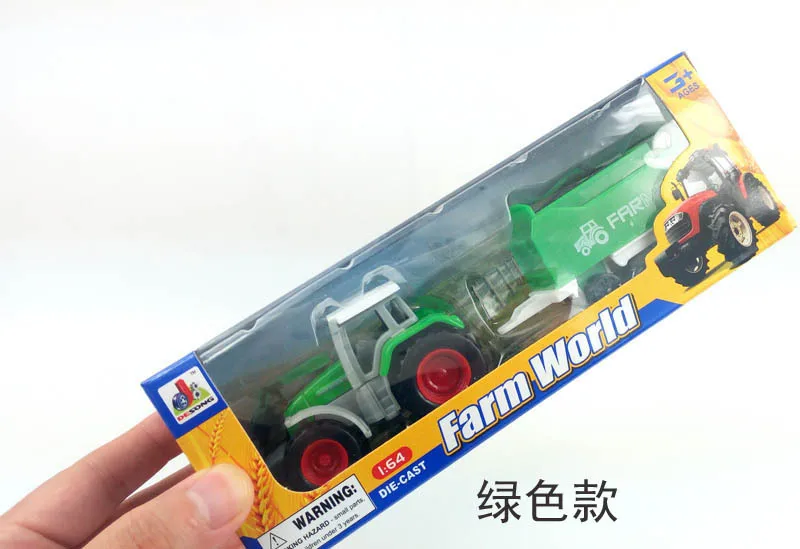 Модель автомобиля из сплава 1/64 раздвижной фермерский трактор имитация