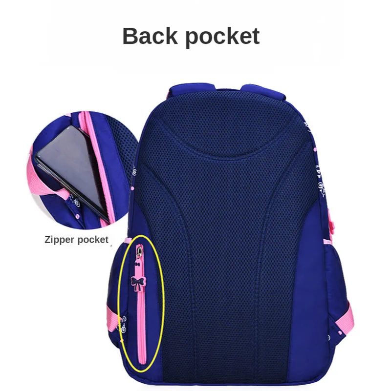 

Kids Backpack Cartoon Schoolbag For Primary School Students And Girls Grade 1-6 Princess Bags Child Orthopaedic Backpack