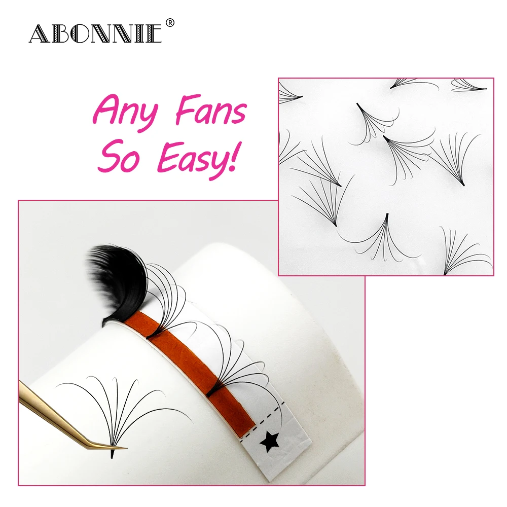 ABONNIE Easy Fan Lashes 1s наращивание ресниц индивидуальные ресницы автоматический объем