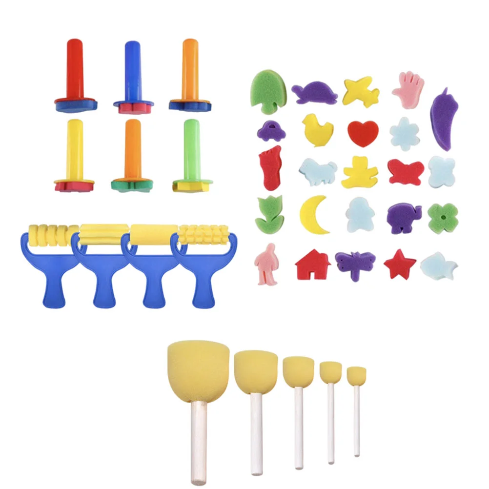 

1 набор, Детские губки для рисования