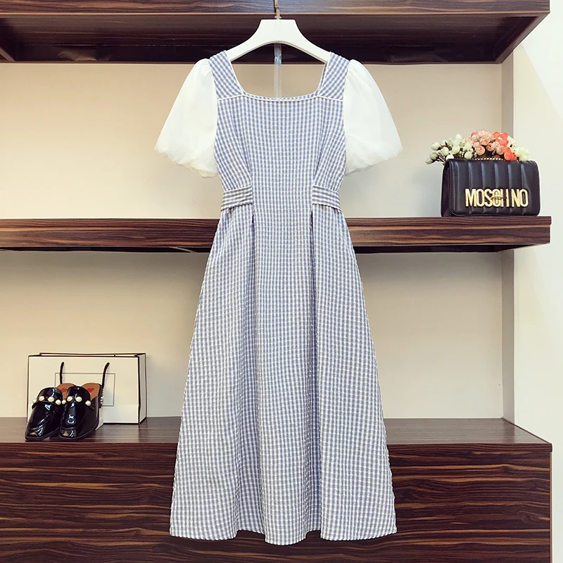 Женское винтажное платье 90S элегантное лоскутное вечерние платья размера плюс 4XL