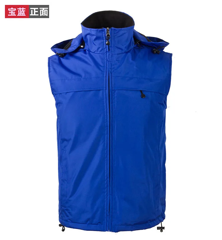 Зимний Треккинговый походный жилет мужская куртка пальто без рукавов теплая Jeep