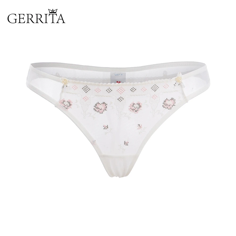 

1pc Sexy Panties Women Underwear Underpant Seamless G T-back Lingerie transparent thong Nylon Lace Calcinha Thong Ladies