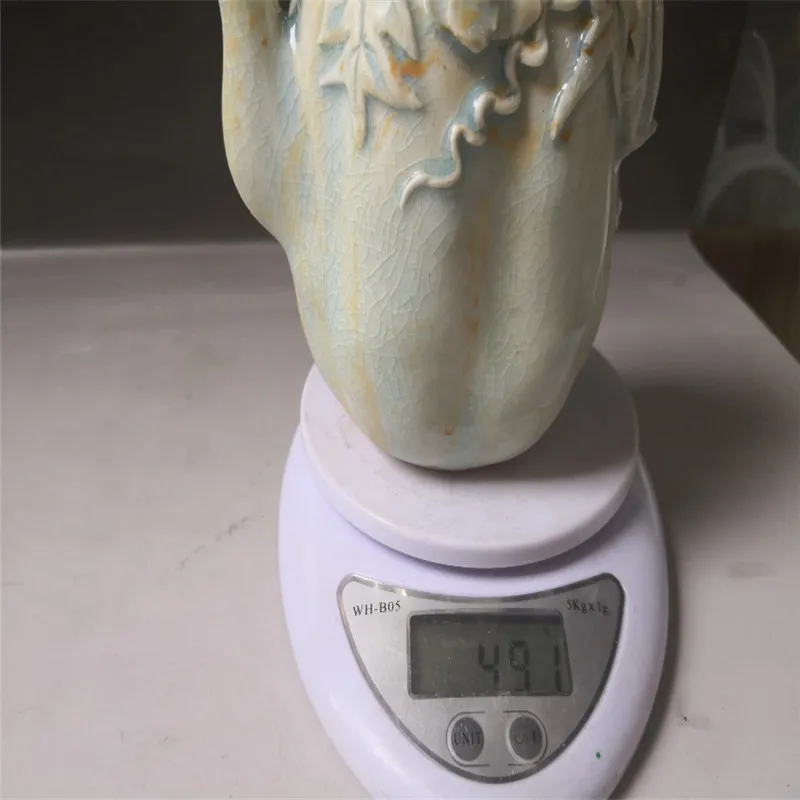 Китайский Старый Фарфор зеленый глазурованный фарфоровый горшок с трещинами |