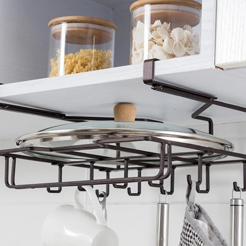 

Kitchen Cutting Board Organizer Storage Shelf Hanging Cupboard Door Cabinet Towel Hanger Rack Rangement Cuisine Shelf