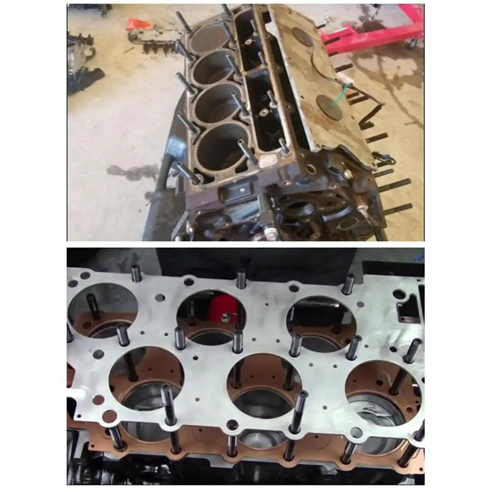 Для 201-4302 Комплект шпилек головки блока цилиндров для BMW E36、325i 2.5L 6 Cyl M50 3.0L S50US 3.2L S52US