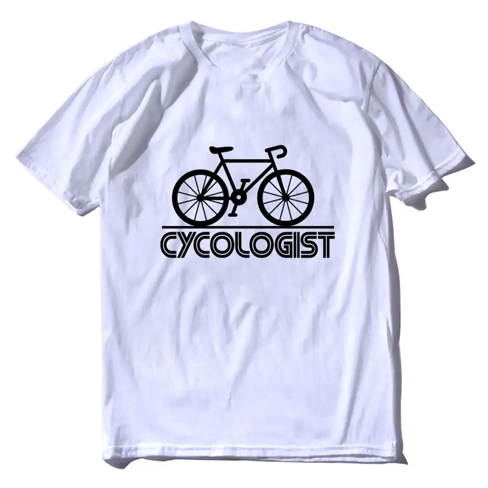

Unisex 100% Cotton Cycologist with Bike Funny Bicycle Fanatic Cyclist Bike Rider Men's T-Shirt Funny Women Soft Tee Sweatshirts
